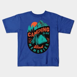 Camping memories Kids T-Shirt